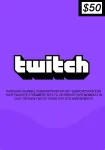 USA Twitch 50 USD Kinkekaart