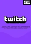 EU Twitch 50 Euro Kinkekaart