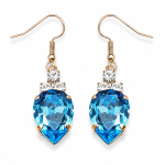 K&otilde;rvar&otilde;ngad &bdquo;Leonora (Aquamarine Blue)&ldquo; Swarovski&reg; kristallidega