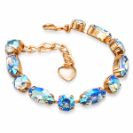K&auml;ev&otilde;ru naistele DiamondSky &bdquo;Chic II (Light Sapphire Shimmer)&ldquo; Swarovski kristallidega