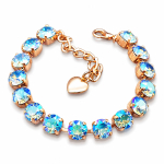 K&auml;ev&otilde;ru naistele DiamondSky &bdquo;Klassika (Light Sapphire Shimmer)&ldquo; Swarovski kristallidega