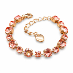 K&auml;ev&otilde;ru naistele DiamondSky &bdquo;Klassika IV (Rose Peach)&ldquo; Swarovski kristallidega