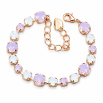 K&auml;ev&otilde;ru naistele DiamondSky &bdquo;Klassika II (Rose Water Opal / White Opal)&ldquo; Swarovski kristallidega
