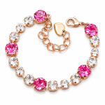 K&auml;ev&otilde;ru naistele DiamondSky &bdquo;Klassika II (Light Rose / Crystal)&ldquo; Swarovski kristallidega