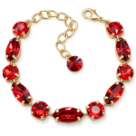 K&auml;ev&otilde;ru naistele DiamondSky &bdquo;Chic II (Scarlet)&ldquo; Swarovski kristallidega