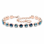 K&auml;ev&otilde;ru naistele DiamondSky &bdquo;Klassika III (Bermuda Blue / Aquamarine)&ldquo; Swarovski kristallidega