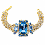K&auml;ev&otilde;ru &bdquo;Aurora (Aquamarine / Light Sapphire Shimmer / Light Sapphire / Reinvented Cool Blue)&ldquo; Swarovski&reg; kristallidega