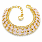 K&auml;ev&otilde;ru naistele DiamondSky &bdquo;Taevalik Sosin (Rose Water Opal)&ldquo; Preciosa&reg; kristallidega