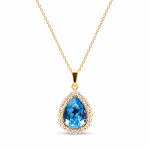 Ripats &bdquo;Celestial Drop (Aquamarine Blue)&ldquo; Swarovski&reg; kristallidega
