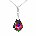 H&otilde;bedane ripats &bdquo;Baroque IV (Vitrail Medium)&ldquo; Swarovski&reg; kristallidega