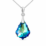 H&otilde;bedane ripats &bdquo;Baroque IV (Bermuda Blue)&ldquo; Swarovski&reg; kristallidega