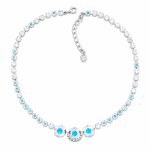 Pulmakaelakee &bdquo;Pimestav S&auml;ra (Aurora Borealis)&ldquo; Swarovski&reg; kristallidega