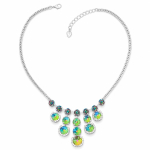 Pulmakaelakee &bdquo;Vortex III (Vitrail Medium)&ldquo; Swarovski&reg; kristallidega