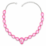 Pulmakaelakee &bdquo;Color Season (Lotus Pink DeLite)&ldquo; Swarovski&reg; kristallidega