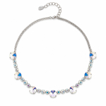 Pulmakaelakee &bdquo;Vortex II (Aurora Borealis)&ldquo; Swarovski&reg; kristallidega