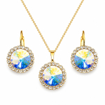 Ehtekomplekt naistele &bdquo;Clarice (Aurora Borealis)&ldquo; Swarovski&reg; kristallidega