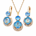 Ehtekomplekt naistele &bdquo;Clarice VI (Ocean DeLite)&ldquo; Swarovski&reg; kristallidega