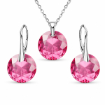 H&otilde;bedane ehtekomplekt naistele &bdquo;Marianne (Rose)&ldquo; Swarovski&reg; kristallidega