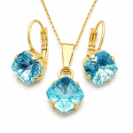 Ehtekomplekt naistele &bdquo;Mystic (Aquamarine)&ldquo; Swarovski&reg; kristallidega