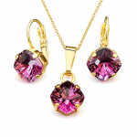 Ehtekomplekt naistele &bdquo;Mystic (Amethyst)&ldquo; Swarovski&reg; kristallidega