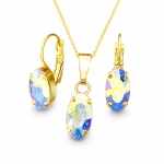 Ehtekomplekt naistele &bdquo;Enigma (Aurora Borealis)&ldquo; Swarovski&reg; kristallidega