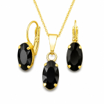 Ehtekomplekt naistele &bdquo;Enigma (Graphite)&ldquo; Swarovski&reg; kristallidega
