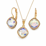 Ehtekomplekt naistele &bdquo;Vintage IV (Aurora Borealis)&ldquo; Swarovski&reg; kristallidega