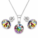 H&otilde;bedane ehtekomplekt naistele &bdquo;Classic (Vitrail Medium)&ldquo; Swarovski&reg; kristallidega