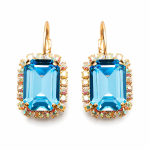K&otilde;rvar&otilde;ngad &bdquo;Lourdes II (Aquamarine Blue)&ldquo; Swarovski&reg; kristallidega