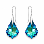 H&otilde;bedased k&otilde;rvar&otilde;ngad &bdquo;Baroque IV (Bermuda Blue)&ldquo; Swarovski&reg; kristallidega