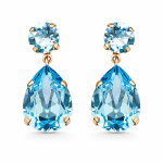 K&otilde;rvar&otilde;ngad &bdquo;Crystal Drop IV (Aquamarine Blue)&ldquo; Swarovski&reg; kristallidega