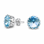 K&otilde;rvar&otilde;ngad &bdquo;Vintage VII (Aquamarine Blue)&ldquo; Swarovski&reg; kristallidega