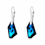 H&otilde;bedased k&otilde;rvar&otilde;ngad &bdquo;Hyperborea (Bermuda Blue)&ldquo; Swarovski&reg; kristallidega