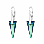H&otilde;bedased k&otilde;rvar&otilde;ngad &bdquo;Spike (Bermuda Blue)&ldquo; Swarovski&reg; kristallidega