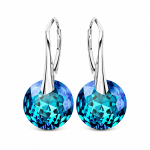 H&otilde;bedased k&otilde;rvar&otilde;ngad &bdquo;Marianne (Bermuda Blue)&ldquo; Swarovski&reg; kristallidega