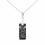 H&otilde;bedane ripats &bdquo;Growing Crystal II (Silver Night)&ldquo; Swarovski&reg; kristallidega