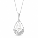 H&otilde;bedane ripats &bdquo;Baroque Drop&ldquo; Swarovski&reg; p&auml;rlitega