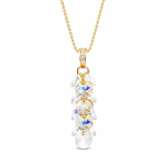 H&otilde;bedane ripats &bdquo;Flamenco (Aurora Borealis)&ldquo; Swarovski&reg; kristallidega
