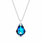 H&otilde;bedane ripats &bdquo;Baroque V (Meridian Blue)&ldquo; Swarovski&reg; kristallidega