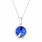 H&otilde;bedane ripats &bdquo;Clarice (Sapphire)&ldquo; Swarovski&reg; kristallidega