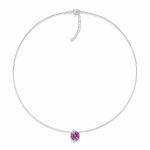 N&auml;htamatu h&otilde;bedane ripats &bdquo;Invisible (Fancy Purple)&ldquo; Swarovski&reg; kristalliga