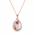 Ripats &bdquo;Celestial Drop III (Rose Peach Shimmer)&ldquo; Swarovski&reg; kristallidega