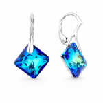 H&otilde;bedased k&otilde;rvar&otilde;ngad &bdquo;Shimmer (Bermuda Blue)&ldquo; Swarovski&reg; kristallidega