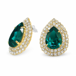 K&otilde;rvar&otilde;ngad &bdquo;Jasmine (Emerald)&ldquo; Swarovski&reg; kristallidega