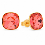 H&otilde;bedased k&otilde;rvar&otilde;ngad &bdquo;Glare (Padparadscha)&ldquo; Swarovski&reg; kristallidega
