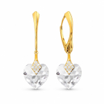 H&otilde;bedased k&otilde;rvar&otilde;ngad &bdquo;Cute Valentine&ldquo; Swarovski&reg; kristallidega