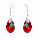 H&otilde;bedased k&otilde;rvar&otilde;ngad &bdquo;Baroque III (Light Siam Shimmer)&ldquo; Swarovski&reg; kristallidega
