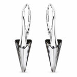 H&otilde;bedased k&otilde;rvar&otilde;ngad &bdquo;Spike II (Silver Night)&ldquo; Swarovski&reg; kristallidega