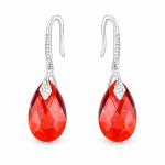 H&otilde;bedased k&otilde;rvar&otilde;ngad &bdquo;Baroque III (Red Magma)&ldquo; Swarovski&reg; kristallidega