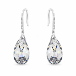 H&otilde;bedased k&otilde;rvar&otilde;ngad &bdquo;Baroque III (Comet Argent Light)&ldquo; Swarovski&reg; kristallidega